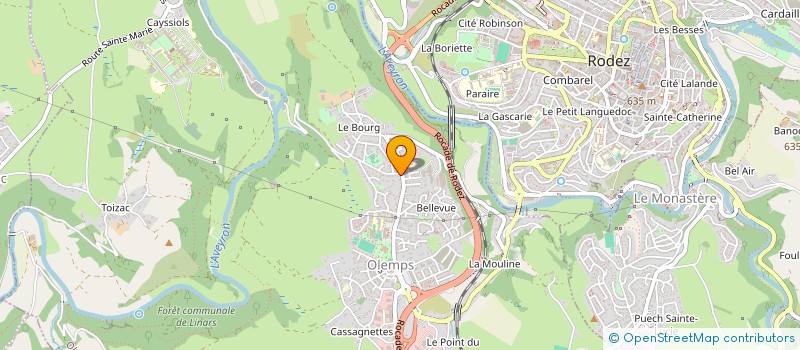 localisation de l'entreprise MONSIEUR PIERRE FERNANDEZ VALINA  OLEMPS