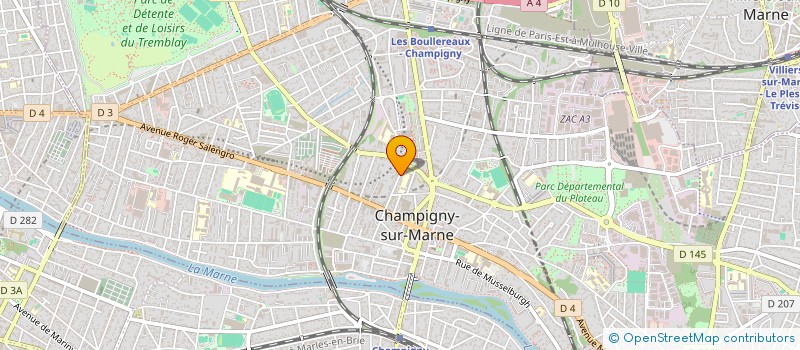 localisation de l'entreprise MONSIEUR PIERRE FERRAND à CHAMPIGNY-SUR-MARNE