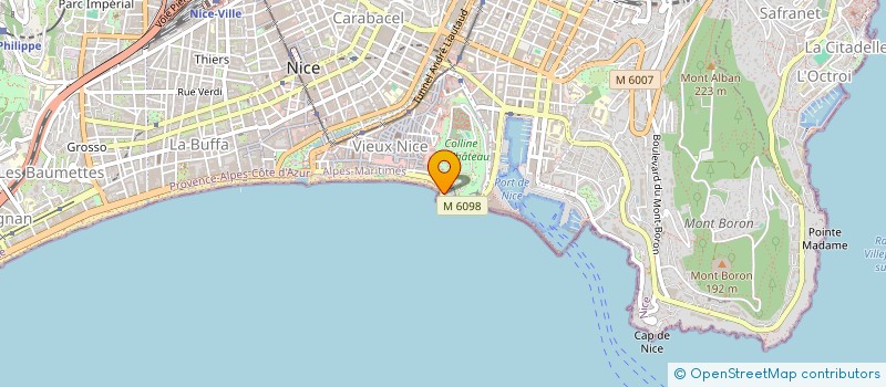 localisation de l'entreprise MONSIEUR PIERRE FERRAND à NICE