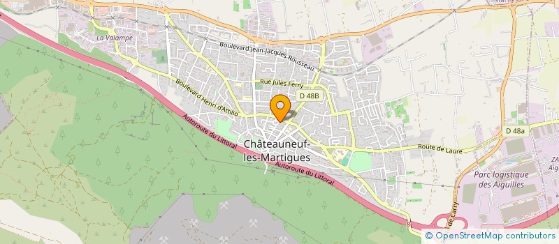 localisation de l'entreprise MONSIEUR PIERRE FERRANDIS  CHATEAUNEUF-LES-MARTIGUES