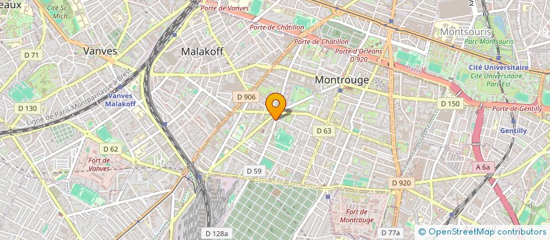 localisation de l'entreprise MONSIEUR PIERRE FERRANDIS  MONTROUGE