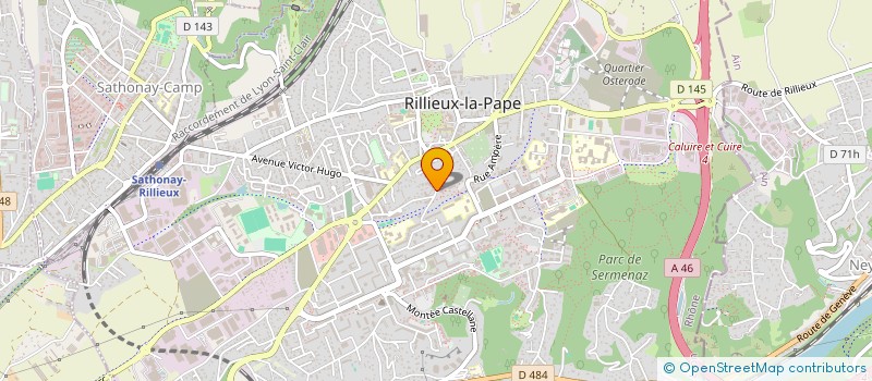 localisation de l'entreprise MONSIEUR PIERRE FERRARI  RILLIEUX-LA-PAPE