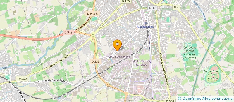 localisation de l'entreprise MONSIEUR PIERRE FERREN  CARPENTRAS