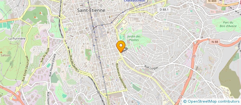 localisation de l'entreprise MONSIEUR PIERRE FERRIOL  SAINT-ETIENNE