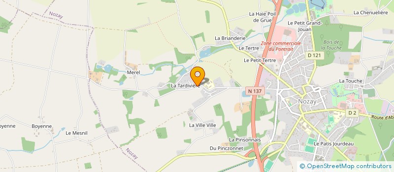 localisation de l'entreprise MONSIEUR PIERRE FERTILLET à NOZAY