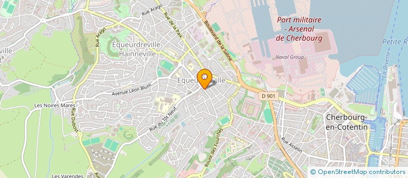 localisation de l'entreprise MONSIEUR PIERRE FESNIEN  CHERBOURG-EN-COTENTIN