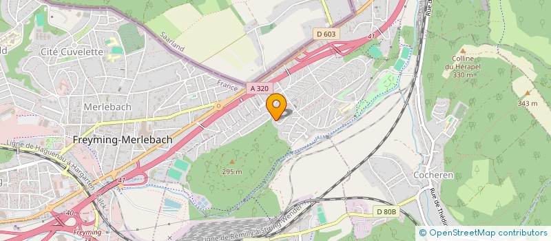 localisation de l'entreprise MONSIEUR PIERRE FETTER  COCHEREN