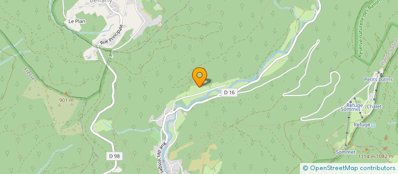 localisation de l'entreprise MONSIEUR PIERRE FEUERBACH  PLANCHER-LES-MINES