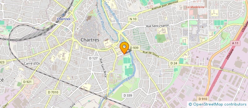 localisation de l'entreprise MONSIEUR PIERRE FEUILLADE à CHARTRES