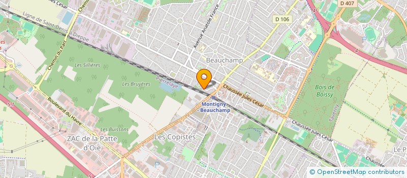 localisation de l'entreprise MONSIEUR PIERRE FEYTONS  BEAUCHAMP