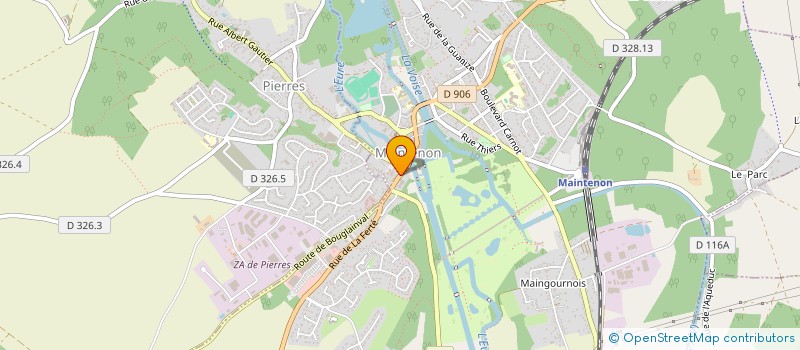 localisation de l'entreprise MONSIEUR PIERRE FICHEPOIL à MAINTENON