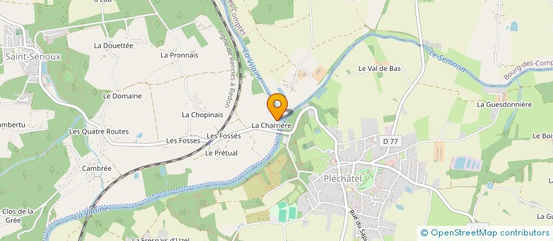 localisation de l'entreprise MONSIEUR PIERRE FILATRE à SAINT-SENOUX