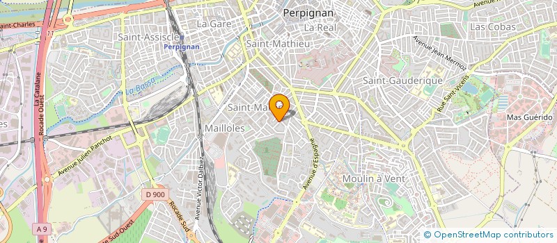 localisation de l'entreprise MONSIEUR PIERRE FILIPP  PERPIGNAN