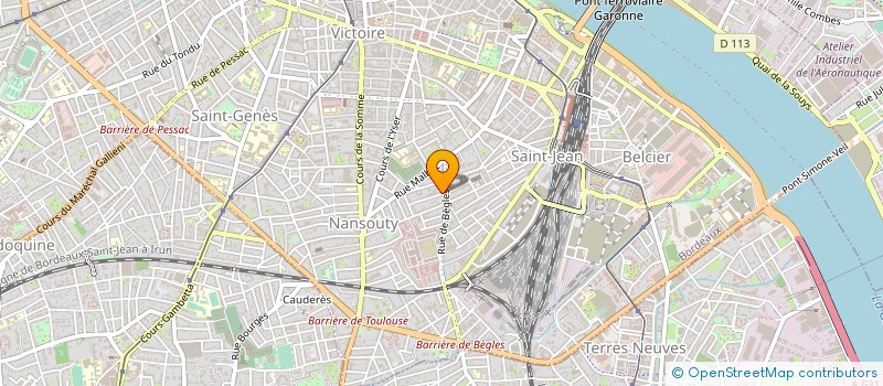 localisation de l'entreprise MONSIEUR PIERRE FILLEAU  BORDEAUX