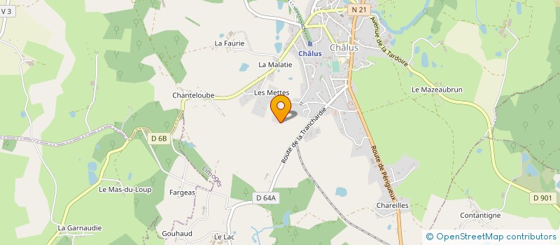 localisation de l'entreprise MONSIEUR PIERRE FILLEUL à CHALUS