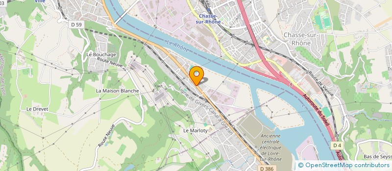 localisation de l'entreprise MONSIEUR PIERRE FILLON à GIVORS