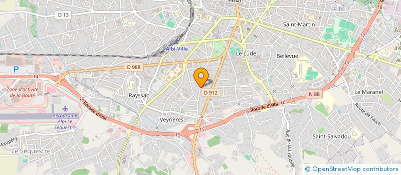 localisation de l'entreprise MONSIEUR PIERRE FILLOUX  ALBI