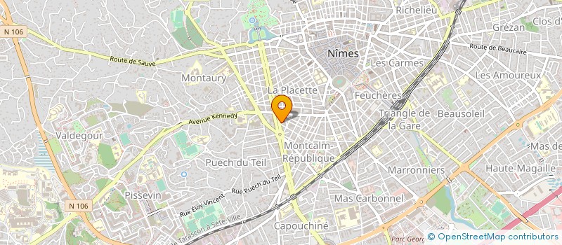 localisation de l'entreprise MONSIEUR PIERRE FINIELS-MARRON à NIMES