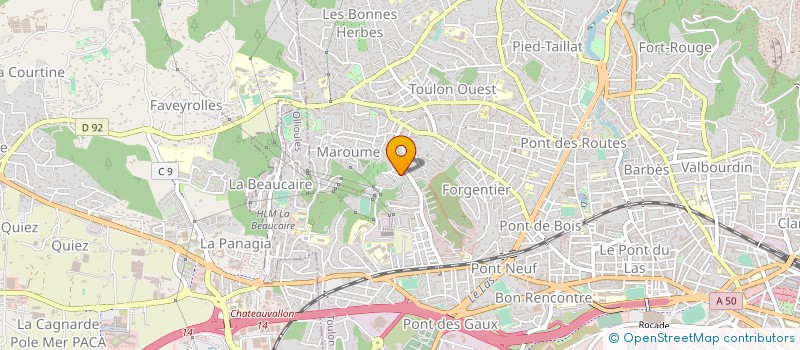 localisation de l'entreprise MONSIEUR PIERRE FISSORE  TOULON