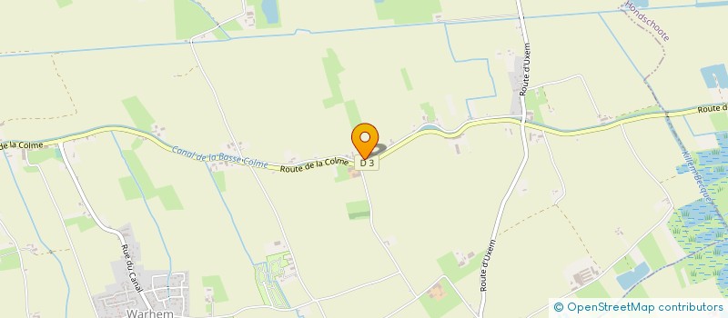 localisation de l'entreprise MONSIEUR PIERRE FLANDRIN  WARHEM