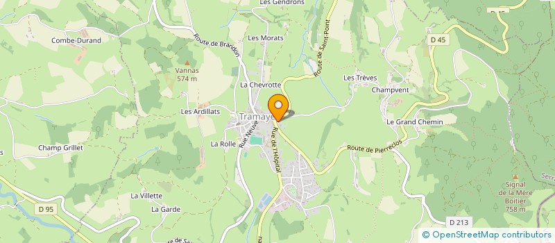 localisation de l'entreprise MONSIEUR PIERRE FLAVEN à TRAMAYES