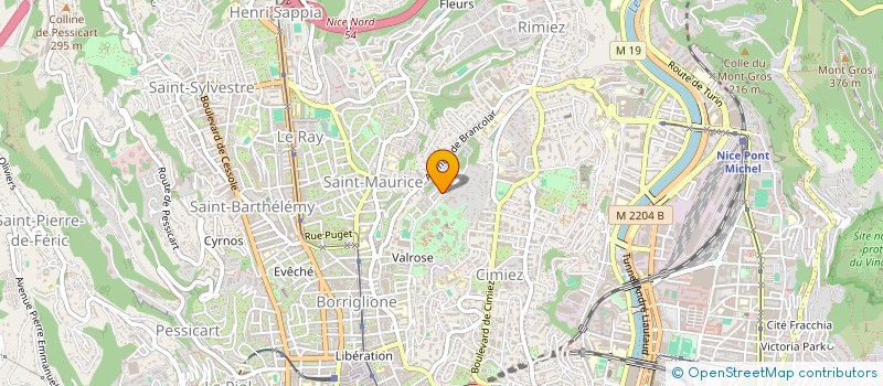 localisation de l'entreprise MONSIEUR PIERRE FLAVETTA à NICE