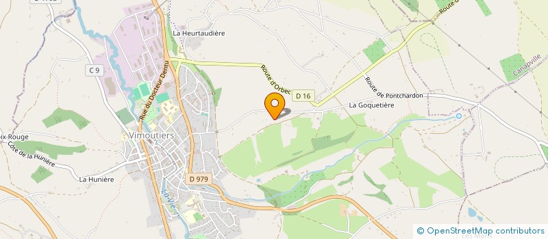 localisation de l'entreprise MONSIEUR PIERRE FLEURY à VIMOUTIERS