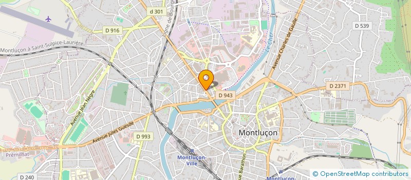 localisation de l'entreprise MONSIEUR PIERRE FLOQUET à MONTLUCON