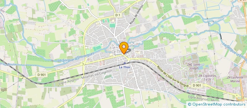 localisation de l'entreprise MONSIEUR PIERRE FLORIS  LE THOR