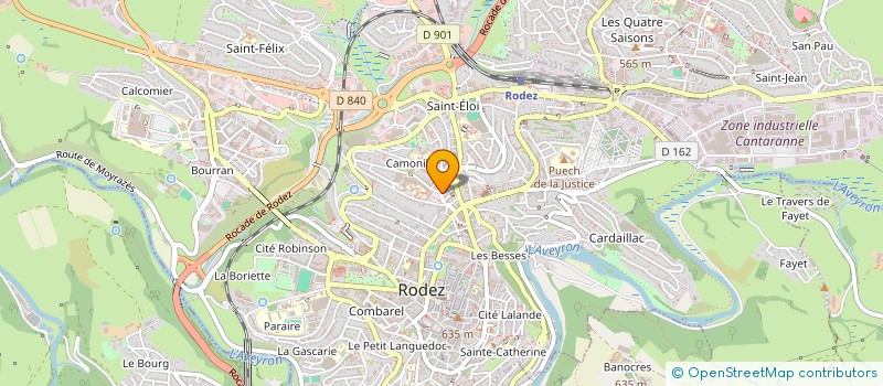 localisation de l'entreprise MONSIEUR PIERRE FLOTTES  RODEZ