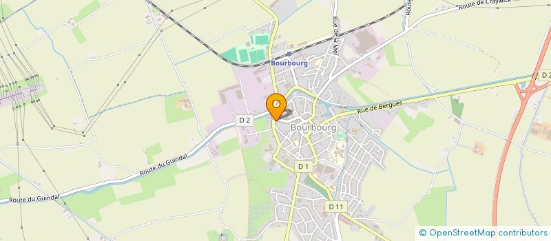 localisation de l'entreprise MONSIEUR PIERRE FOCKEU  BOURBOURG