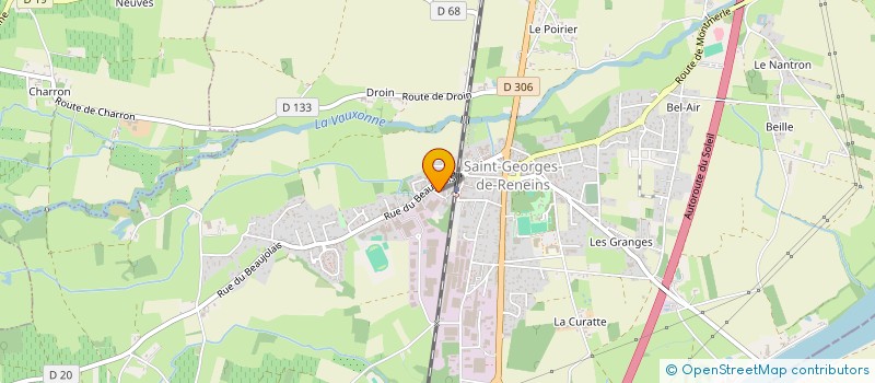 localisation de l'entreprise MONSIEUR PIERRE FOILLARD  SAINT GEORGES DE RENEINS