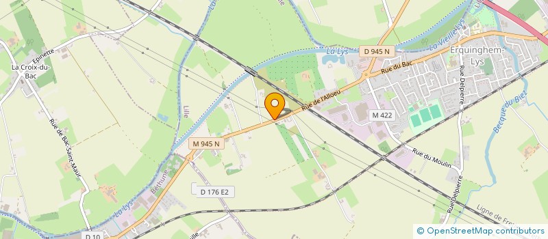 localisation de l'entreprise MONSIEUR PIERRE FOISSEY  ERQUINGHEM-LYS