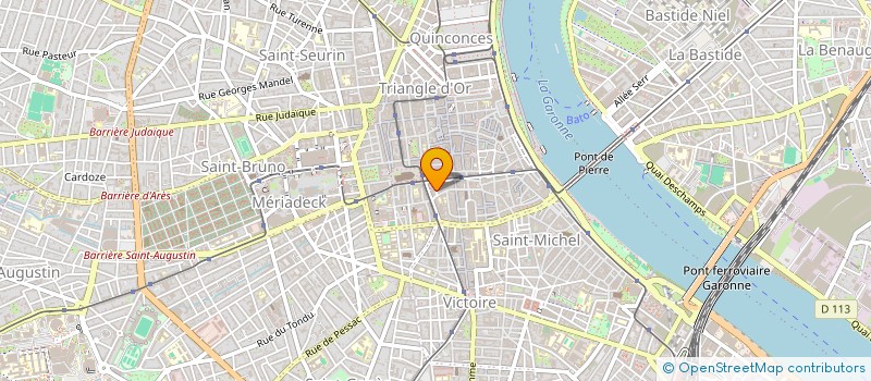 localisation de l'entreprise MONSIEUR PIERRE FONROUGE  BORDEAUX