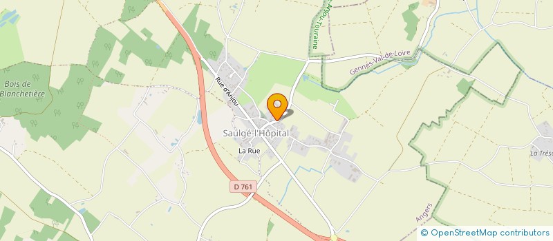 localisation de l'entreprise MONSIEUR PIERRE FONTAINE  BRISSAC LOIRE AUBANCE