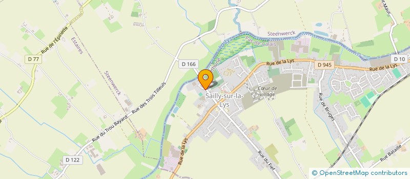 localisation de l'entreprise MONSIEUR PIERRE FONTANET  SAILLY-SUR-LA-LYS