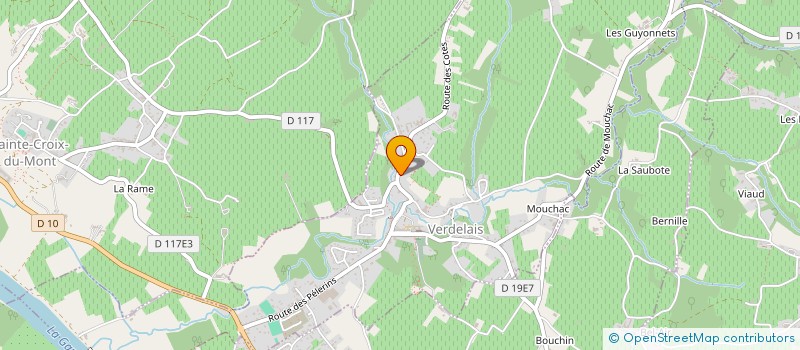 localisation de l'entreprise MONSIEUR PIERRE FONTEILLE  VERDELAIS