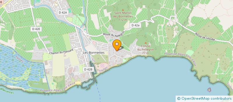 localisation de l'entreprise MONSIEUR PIERRE FONTEYRAUD  LA LONDE LES MAURES