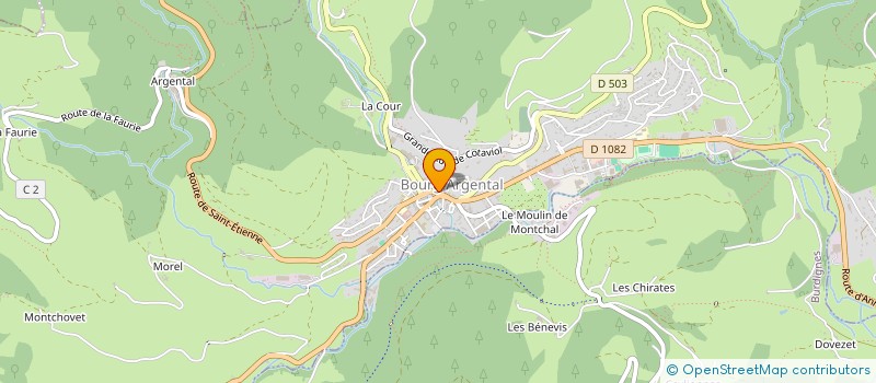 localisation de l'entreprise MONSIEUR PIERRE FOREL  BOURG-ARGENTAL