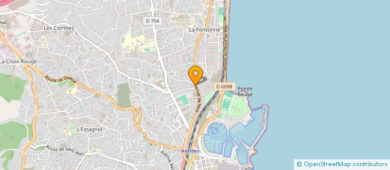 localisation de l'entreprise MONSIEUR PIERRE FOREST  ANTIBES