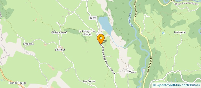localisation de l'entreprise MONSIEUR PIERRE FORESTIER à MENET