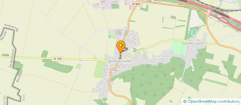 localisation de l'entreprise MONSIEUR PIERRE FORESTIER à AMBLAINVILLE