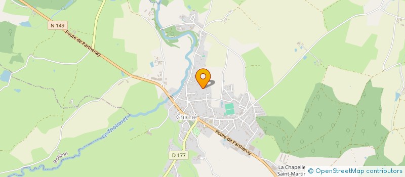 localisation de l'entreprise MONSIEUR PIERRE FORESTIER  CHICHE