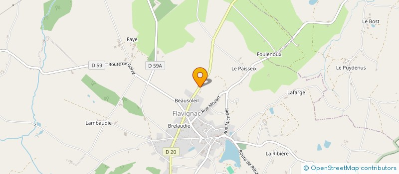 localisation de l'entreprise MONSIEUR PIERRE FORGERON à LAVIGNAC