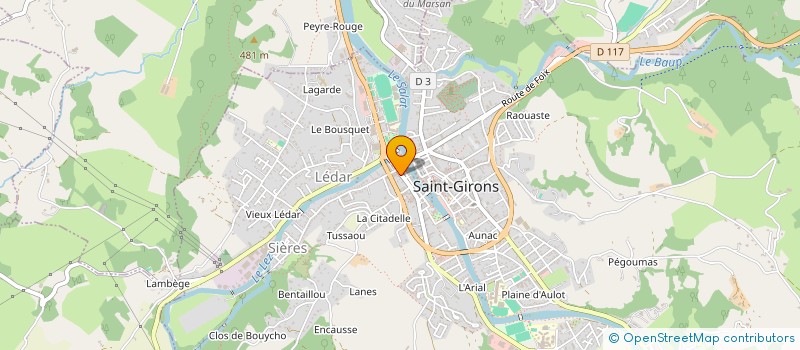 localisation de l'entreprise MONSIEUR PIERRE FORT à SAINT-GIRONS