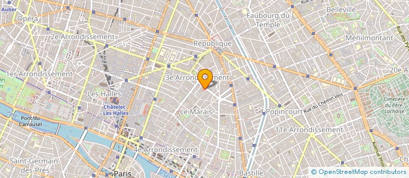 localisation de l'entreprise MONSIEUR PIERRE FOUBERT à PARIS