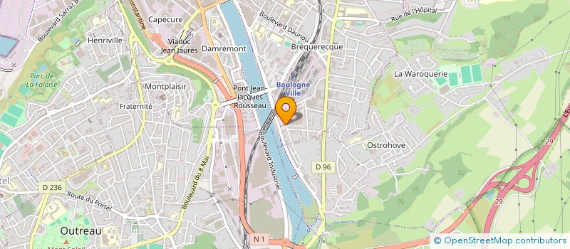 localisation de l'entreprise MONSIEUR PIERRE FOUCAULT  BOULOGNE-SUR-MER