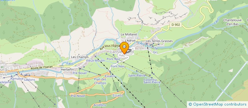 localisation de l'entreprise MONSIEUR PIERRE FOUCHE  VAL-CENIS