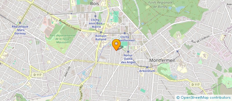 localisation de l'entreprise MONSIEUR PIERRE FOUCHE  MONTFERMEIL