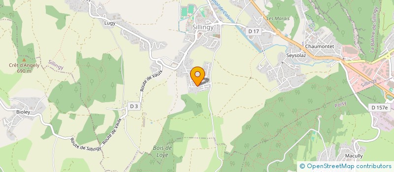 localisation de l'entreprise MONSIEUR PIERRE FOUGERAY  SILLINGY